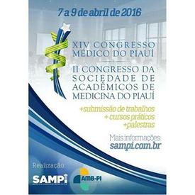 XIV Congresso Médico do Piauí e II Congresso Sampi em abril