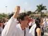 Médicos e acadêmicos realizam protesto em Teresina na quarta, dia 03